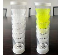 Volantes Bádminton - Pelota de bádminton | Pollas lanzadera | Volantes de plumas elásticas para entrenamiento de bádminton | Transporte de bádminton | Accesorios de bádminton para estudios, gimnasios