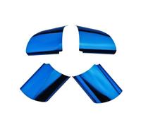 Volantes de Coche Adhesivo Decorativo Panel del Volante para Ford para Focus para MK2 2005 2006 2007 2008 2009 2010 2011 Funda Volante de Coche(Azul)