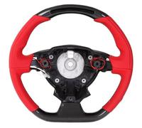 Volantes de Coche compatibles con Ferrari 458 488 F12 LCD de Fibra de Carbono (Rojo)