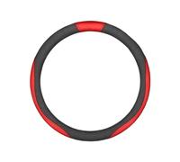 Volantes de Coche Funda De Volante Cuero para Citroën C1 C2 C3 C4 C5 C6 C4L para Berlingo para Picasso para Aircross para Sega para Elysee Funda Volante de Coche(O Style C Red)