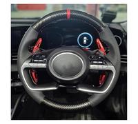 Volantes de Coche Funda Volante para Hyundai para Tucson para I20 para Tucson CN7 para Avante 2021 2022 2023 Volante Coche(Microfiber 3)