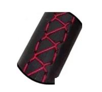 Volantes de Coche para Peugeot 206 206 SW 1998 1999 2000 2001 2002 2003 2004 2005 2006 con Interior de Cuero. Volante Coche(Red Thread)