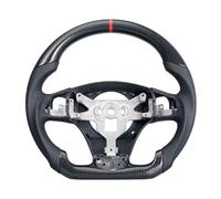 Volantes deportivos coche Compatible Con Chevrolet Para Corvette C6 Z06 ZR1 2012 2013 Hydro Dip Fibra Carbono Piezas Volante Deportivo Raya Roja Perforada