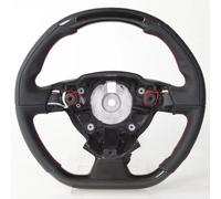 Volantes deportivos coche Compatible Con Ferrari Para 458 488 Para F12 LCD Fibra Carbono Suave PU Accesorios Coche Reemplazo Volante(GRAY)