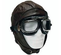 Volantes Gorro de Piel S-XXL Cabrio Cap Cubierta Piloto Negro O Braun