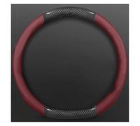 Volantes Protector para Volante Coche 38cm para Ford para Fusion para Kuga para Ecosport para Transit para Edge para Mustang Funda Volante(D Red)