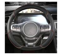 Volantes Protector para Volante Coche Cuero 38cm 15 Pulgadas para Kia, para Ceed, para Soul, para Rio 3, 4, 5, K3, K5, 2022 Funda Volante(Coffee D)