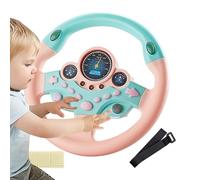 volantpour, volantjouet | volantsimulé rotatif à 360 degrés,Simula de Voiture, jouet éducatif Avec lum e