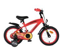 Volare Disney Cars Bicicleta de Niños - Chicos - 14 Pulgadas - Rojo