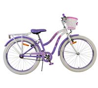 Volare Lovely Bicicleta para Niñas - 24 Pulgadas en Púrpura con Dos Handbremsen
