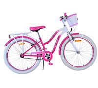 Volare Lovely Bicicleta para Niñas - 24 Pulgadas en Rosa con Dos Handbremsen