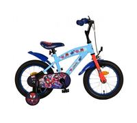 Volare Oficial con Licencia Marvel Spider-Man 14-Zoll-Kinderfahrrad en Azul - Se