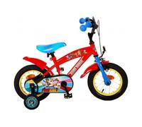 Volare Paw Patrol Bicicleta de Niños - Chicos - 12 Pulgadas - Rojo / Blau