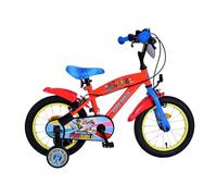 Volare Paw Patrol Bicicleta de Niños - Chicos - 14 Pulgadas - Azul - Dos