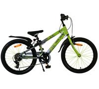 Volare Rocky Bicicleta de Niños - 20 Pulgadas - 7 Velocidad - Verde/Gris para 6A