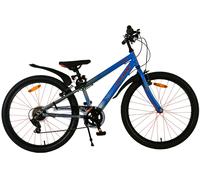 Volare Rocky Bicicleta de Niños - 24 Pulgadas - Azul - 7 Velocidad para Chicos