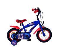 Volare Sonic Prime Bicicleta para Jóvenes - 12 Pulgadas en Azul Y Rojo Con
