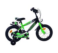Volare Sportivo Bicicleta para Chicos - 14 Pulgadas en Verde Negro Con Zweihandb