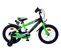 Volare Sportivo Bicicleta para Jóvenes - 16 Pulgadas en Verde Negro Con