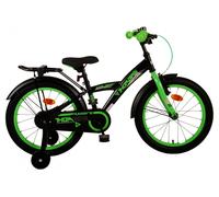 Volare Thombike Bicicleta Infantil - Jóvenes - 18 Pulgadas - Negro Verde