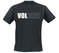 Volbeat Camiseta Para Hombre Logo Negro Merch De Banda, Nuevas