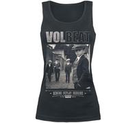 Volbeat Cover - Rewind, Replay, Rebound Mujer Top Negro M 100% algodón Vorne Bedruckt Regular
