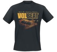 Volbeat God of Angels Trust Hombre Camiseta Negro M