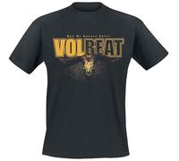 Volbeat God of Angels Trust Hombre Camiseta Negro S