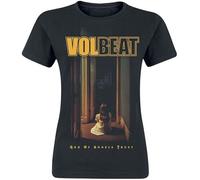 Volbeat God of Angels Trust Mujer Camiseta Negro 100% algodón Regular