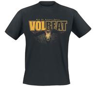 Volbeat God of Angels Trust Unisex Camiseta Negro 100% algodón Regular