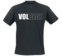 Volbeat Logo Hombre Camiseta Negro 100% algodón Regular
