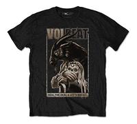 Volbeat - T-Shirt # S Black Unisex # Boogie Goat