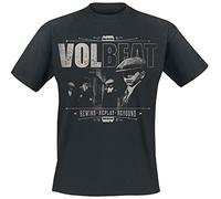 Volbeat The Gang Hombre Camiseta Negro 100% algodón Regular