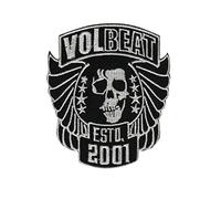 Volbeat Vol Beat Esto 2001 parche patch bordado con logotipo para planchar de hierro en apliques