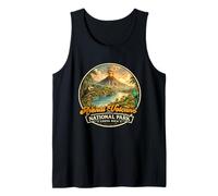 Volcán Arenal Costa Rica Regalo de Viaje Vintage Camiseta sin Mangas