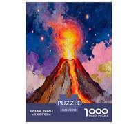 volcán, Rompecabezas De 1000 Piezas, Actividad Envolvente Y Relajante, Decoración Artística O Recuerdo, Recomendado Desde 8 Años, Naturaleza Humanista, 70x50cm/1000pcs