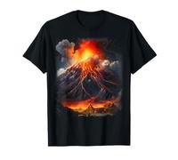 Volcanes de fuego, volcán en erupción de geología para amantes del volcán Camiseta