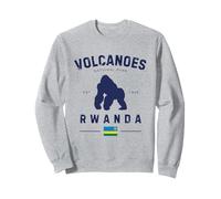 Volcanes National Park Ruanda Bandera Virunga Gorila Safari Sudadera