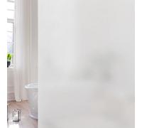 Volcanics Película de privacidad para ventana de vidrio esmerilado, película estática extraíble para ventana de baño, control de calor, bloqueo UV, a prueba de miradas, ideal para oficina en casa