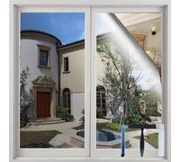 Volcanics Película de privacidad unidireccional para ventana con herramientas de instalación, película tintada de ventana con bloqueo solar para control de calor en el hogar, película tintada de