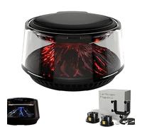 Volcano & Glacier Car Air Freshener, Volcano and Glacier Car Air Freshener Refill, Can Hung on Rearview Mirror, 2-Color Breathing Light, Rechargeable Auto On/Off, for Cars, Home (Bracket)