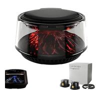 Volcano & Glacier Car Air Freshener, Volcano and Glacier Car Air Freshener Refill, Can Hung on Rearview Mirror, 2-Color Breathing Light, Rechargeable Auto On/Off, for Cars, Home (Regular)