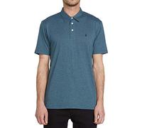 Volcom Banger - Polo para Hombre, Azul (Airforce Blue), Large
