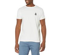 Volcom Blaquedout SS tee Camiseta, Blanco, L para Hombre