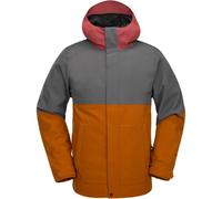 VOLCOM Brighton Full Zip Jacket - Hombre - Marrón - talla M- modelo 2025