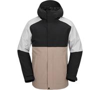 VOLCOM Brighton Full Zip Jacket - Hombre - Rosa / Negro / Blanco - talla L- modelo 2025