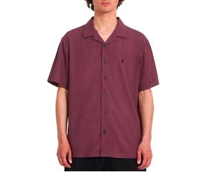 Volcom - Camisas - Single Stone SS Shirt Pistol Punch - Talla M - Púrpura Púrpura M