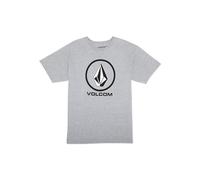 Volcom Camiseta Crisp Stone - Gris Jaspeado, Gris Jaspeado, Medium