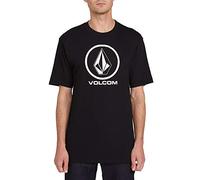 Volcom Camiseta de Manga Corta Crisp Stone, Negro, S para Hombre