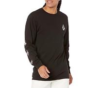 Volcom Camiseta de Manga Larga para Hombre Iconic Deadly Stones, Negro - Nuevo, X-Large